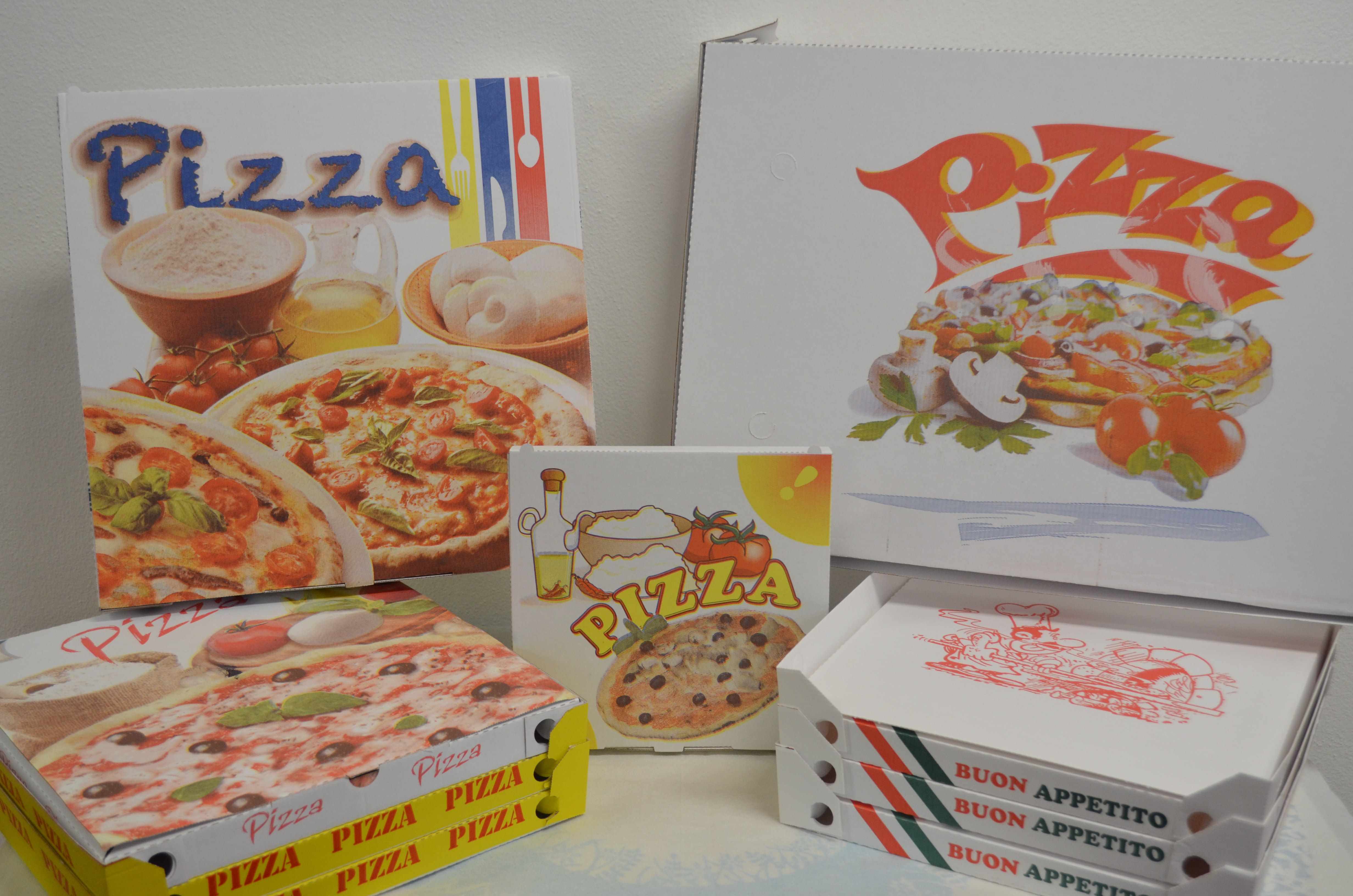Prodotto scatole pizza